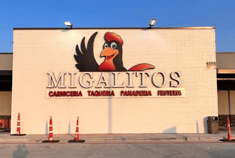 Tienda mexicana "Migalitos" en Dallas TX