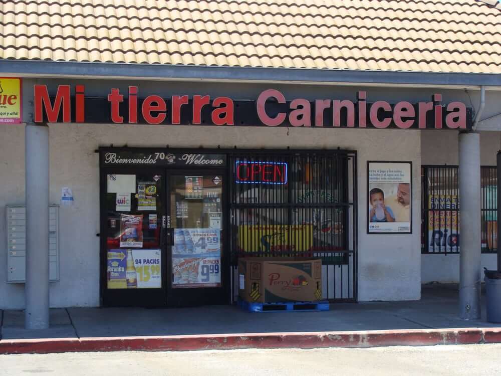 Tienda mexicana "Mi tierra carnicería"